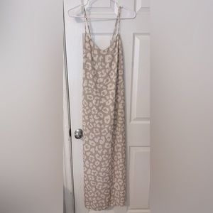 Pink Lily Escape Maxi Dress Leopard Print